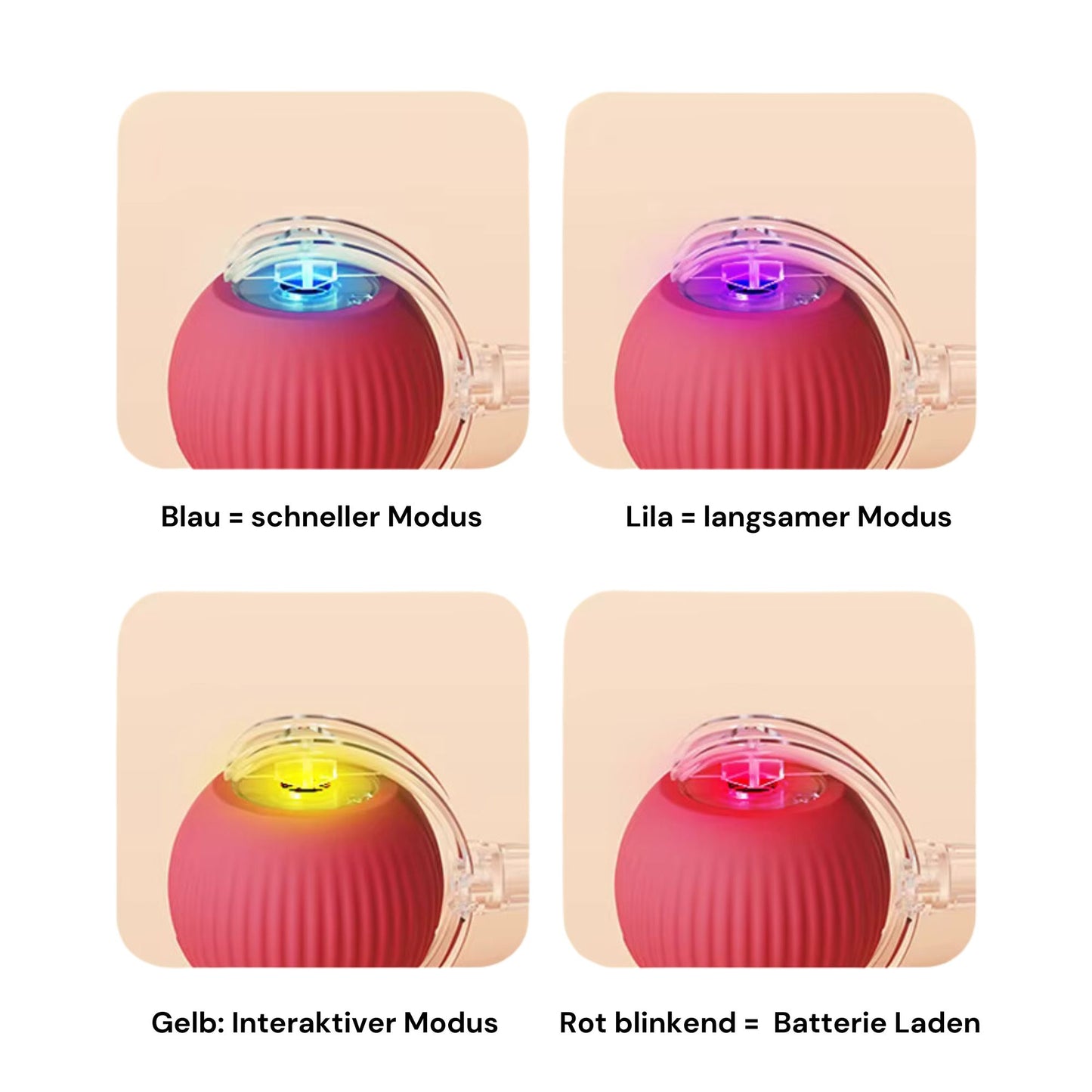 Zappel Ball™ Katzenjagd Spielzeug